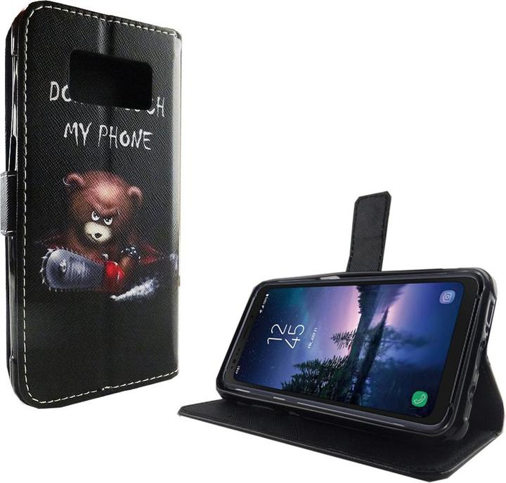 Produktbild König Design Hülle Handy Schutz für Samsung Galaxy S8 Active Case Cover Tasche Wallet Etui (Samsung Galaxy S8 Active)