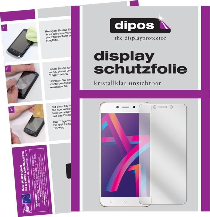 Actual product image Dipos Screen Protector Crystalclear (2 pcs., Oppo A71 (2018))