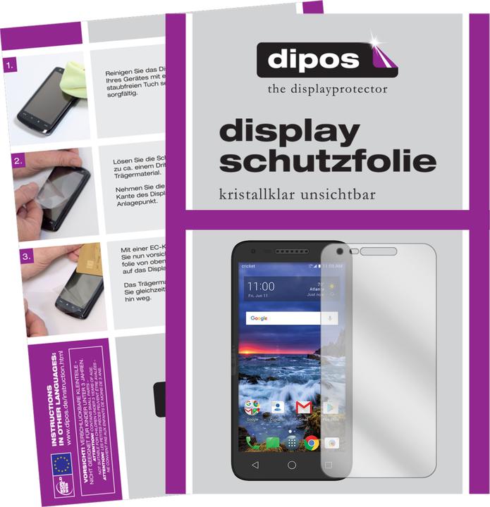 Actual product image Dipos Screen Protector Crystalclear (6 Piece, Alcatel Verso)