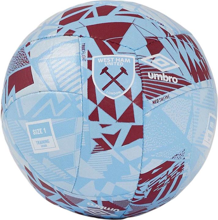 Actual product image Umbro 24/25 Neo Swerve West Ham United FC Mini Football (1)
