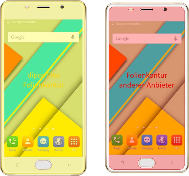 Immagine prodotto Dipos Pellicola Protettiva Full-Cover 3D (2 pz., Oppo R9s)