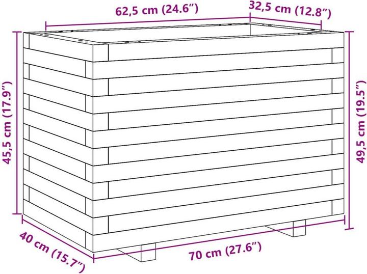 Produktbild vidaXL Pflanzgefäss