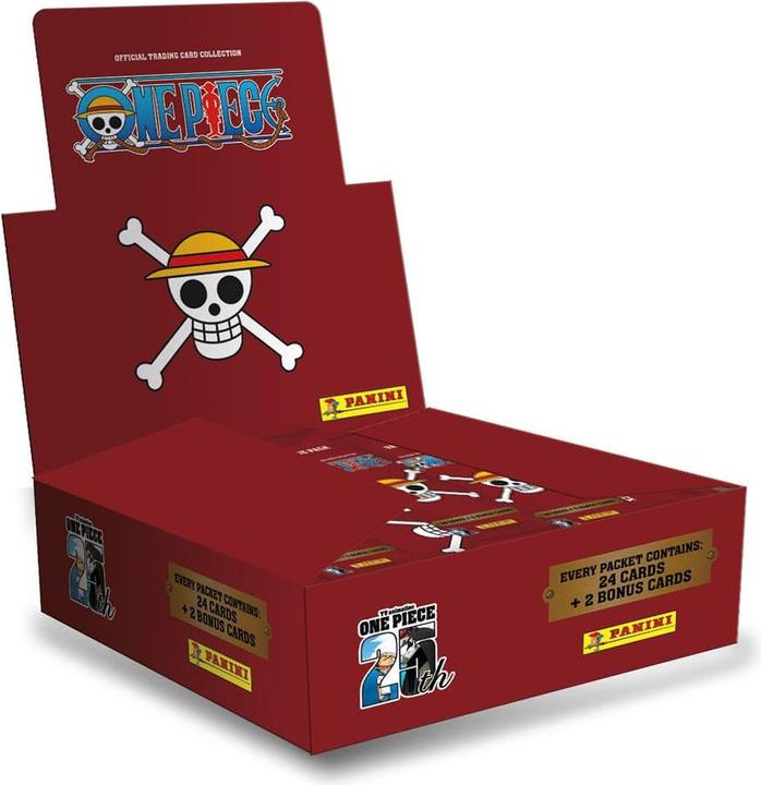 Panini One Piece Sammelkarten 25th Anniversary Fat Packs Display (10) (Englisch, Booster Display)