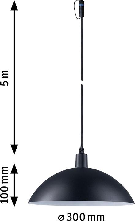 Produktbild Paulmann Outdoor Plug & Shine Pendel Mapalo (160 lm, E14, IP44)