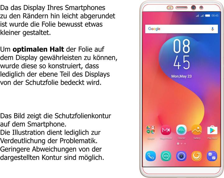 Actual product image Dipos Screen Protector Crystalclear (6 pcs., Infinix Hot S3)