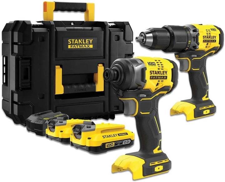 Stanley FATMAX 18V HD ID 2x 2Ah Bat 1.25A (Batteria ricaricabile)