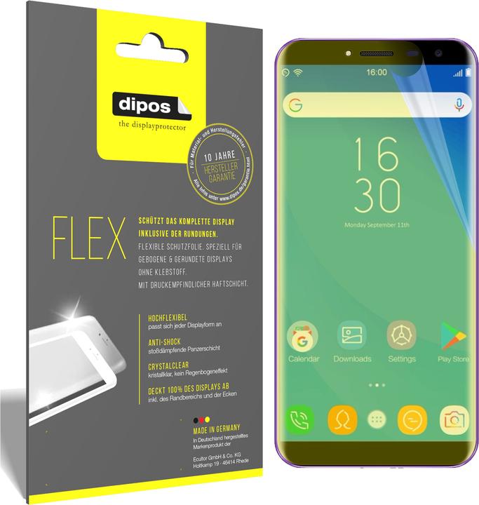 Actual product image Dipos Screen Protector Full-Cover 3D (2 Piece, Oukitel C8)