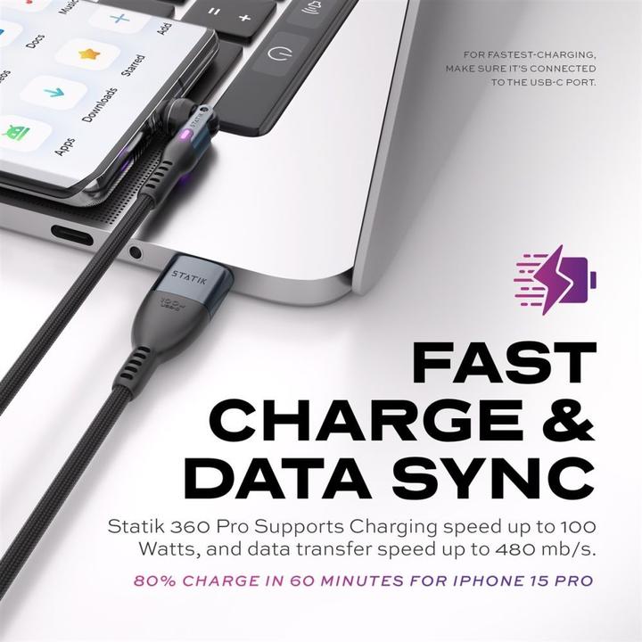 Image du produit Statik 360 Pro (1 m, USB 2.0, 100 W)