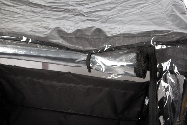 Actual product image small foot Handcart with roof