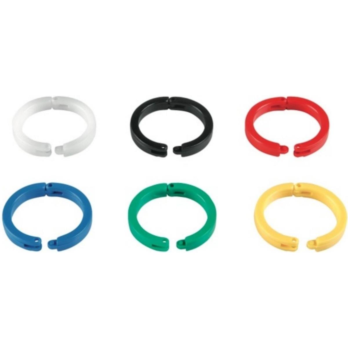 Laurel, Schlüsselanhänger, Ringbinder 23mm VE=100 Stück Grundfarben sortiert, Mehrfarbig