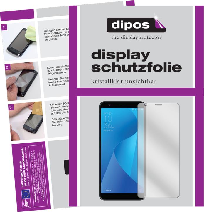 Produktbild Dipos Displayschutzfolie Crystalclear (5 Stk., Asus Zenfone Max Plus (M1))