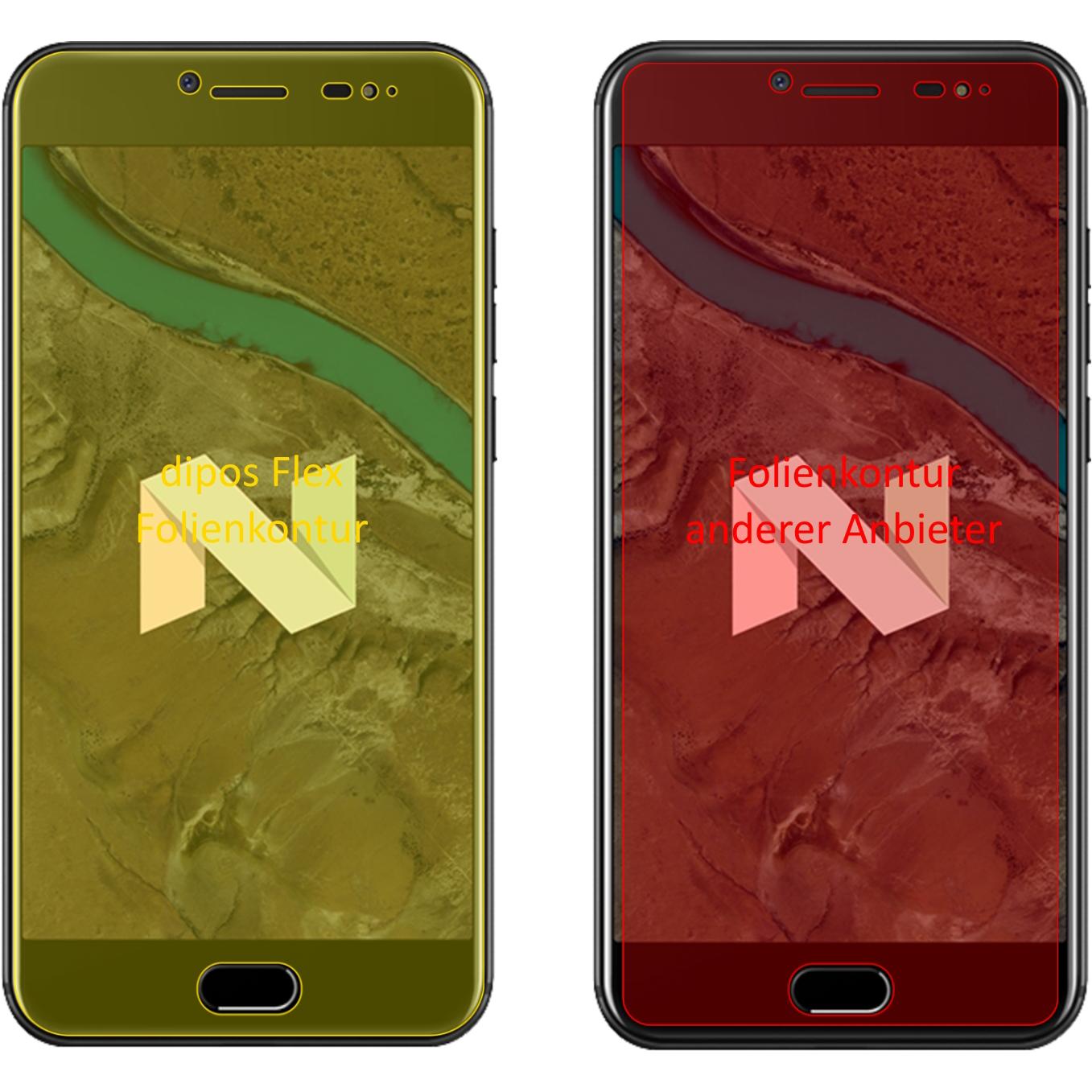 Thumbnail - Dipos Displayschutzfolie Full-Cover 3D (3 Stück, Ulefone T1 Premium), Smartphone Schutzfolie, Transparent