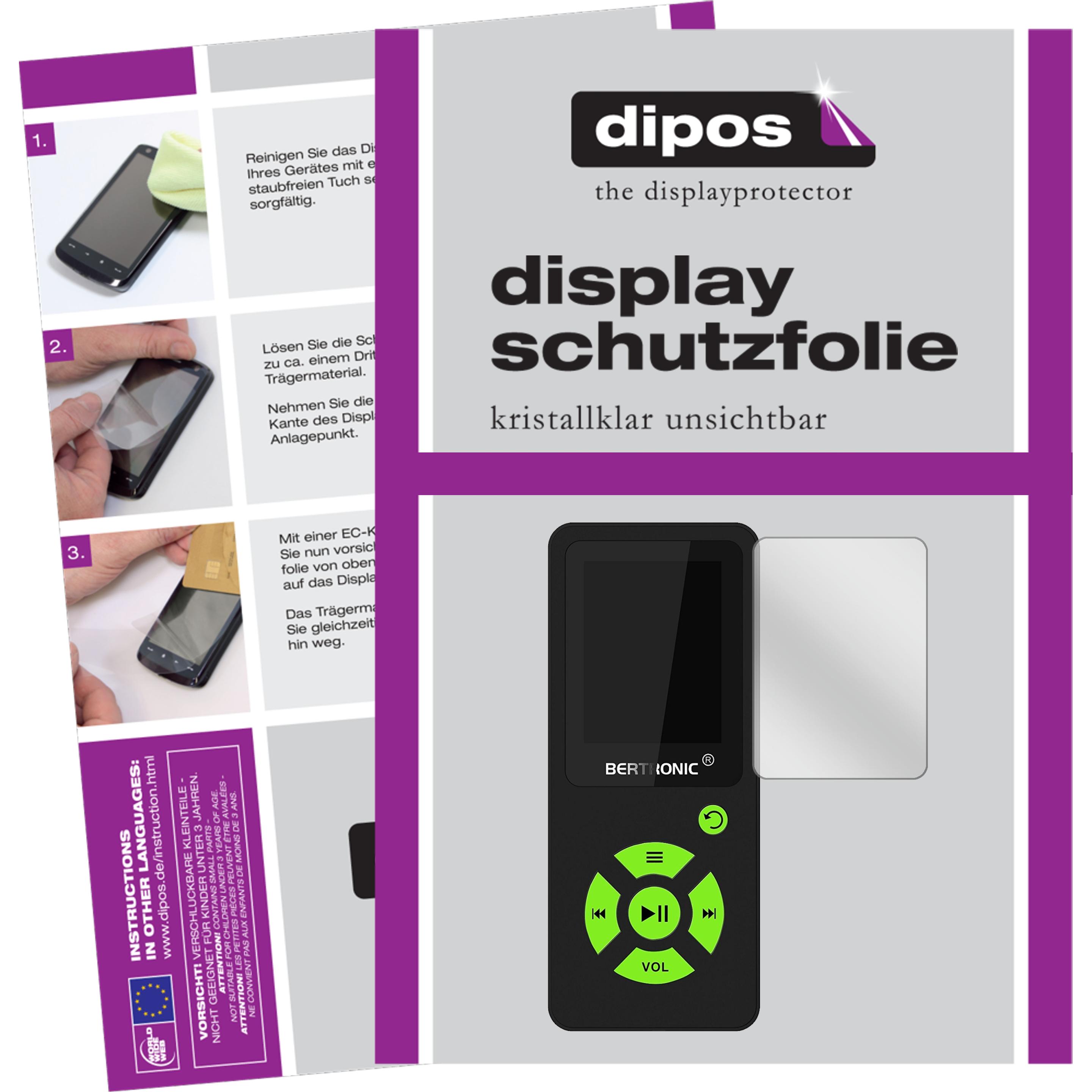 Dipos Displayschutzfolie Crystalclear (Displayschutz, BC07 Royal), Kameraschutz, Transparent
