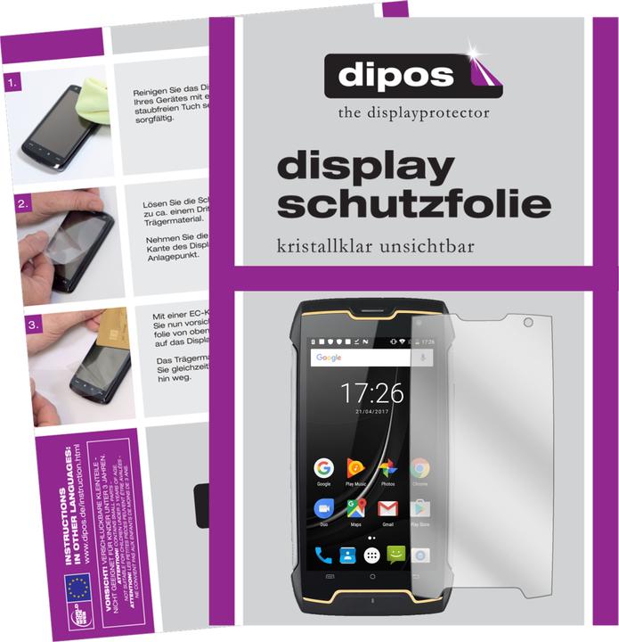 Dipos 2 Pellicole Protettive Antiriflesso Per Cubot X50 – Opache, Anti Impronte, Made In Germany