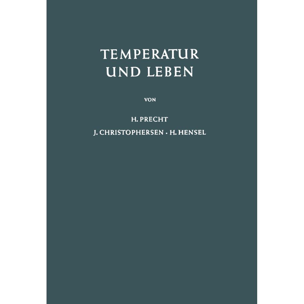 Temperatur und Leben, Fachbücher