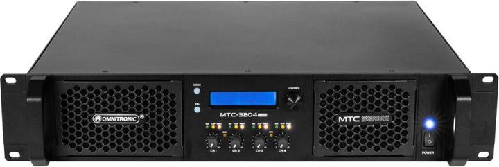 Actual product image Omnitronic MTC-3204DSP 4-channel power amplifier with DSP (Final stage)