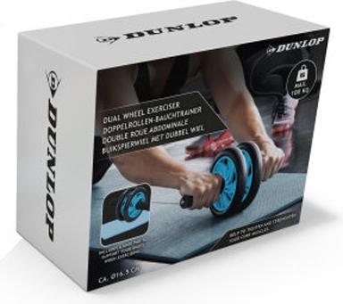 Actual product image Dunlop - Zweirädriger Bauchroller (blau)