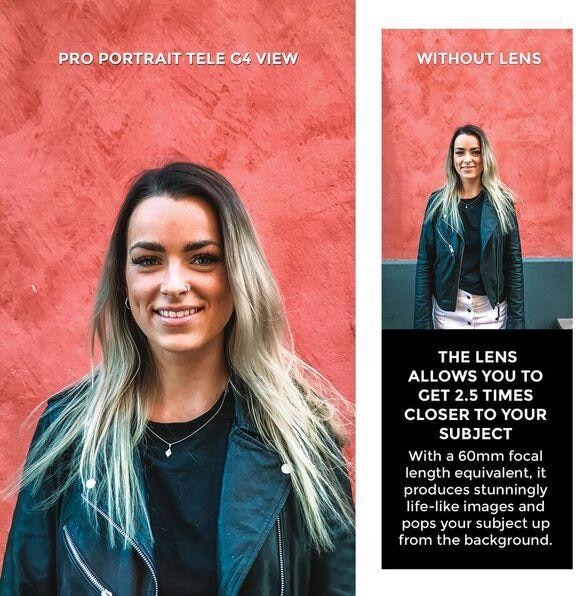 Produktbild Black Eye Pro Portrait Tele G4 Objektiv