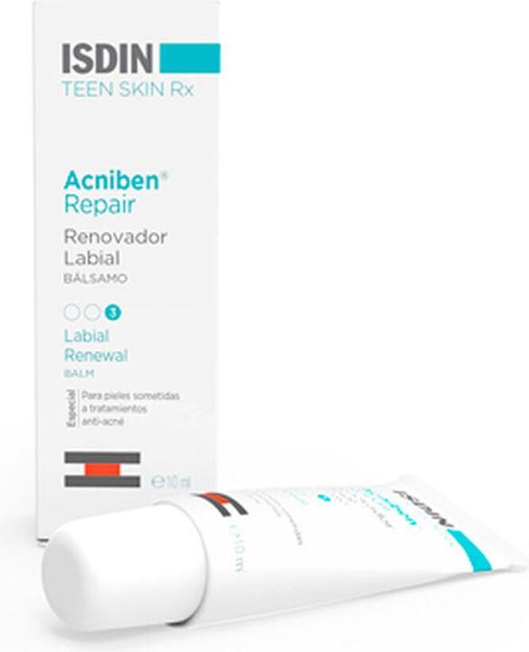 Produktbild Isdin Acniben Rx Reparatur Lippen Balsam 10ml (Lippenbalsam, 10 ml)