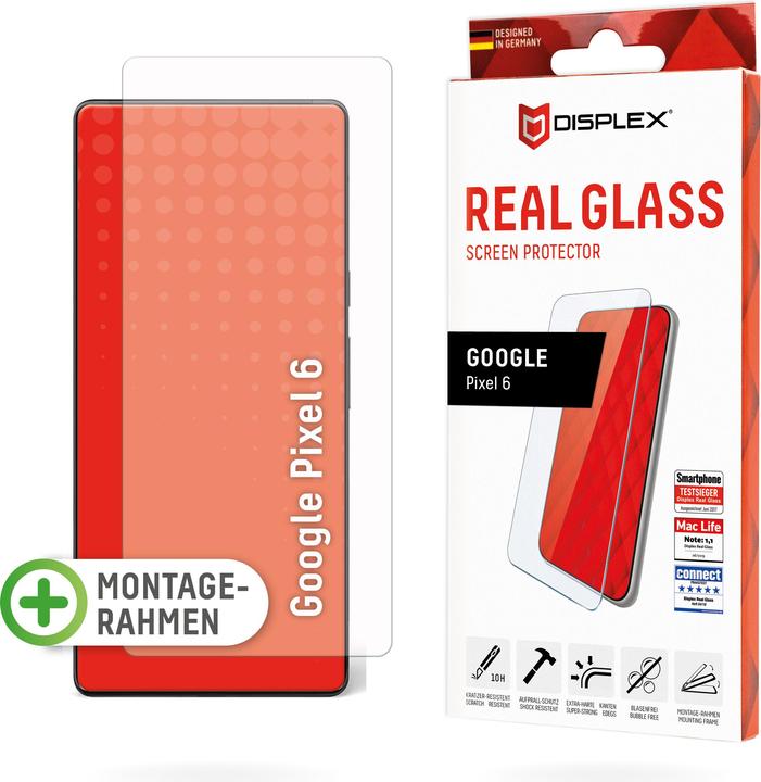 Produktbild Displex Real Glass, 2D Panzerglas (1 Stück, Google Pixel 6a)