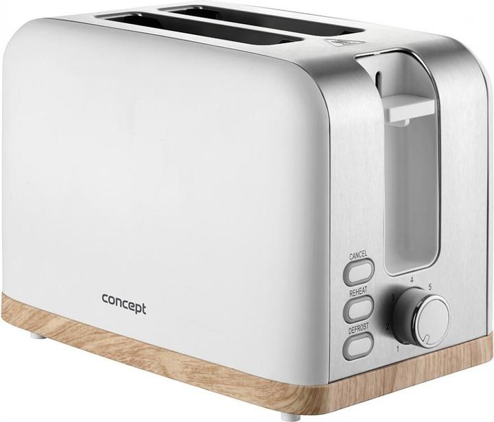 Actual product image Concept Toaster Elwood white TE2015