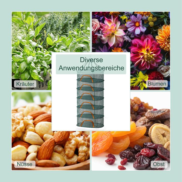 Actual product image Relaxdays Faltbares Trockennetz Oval