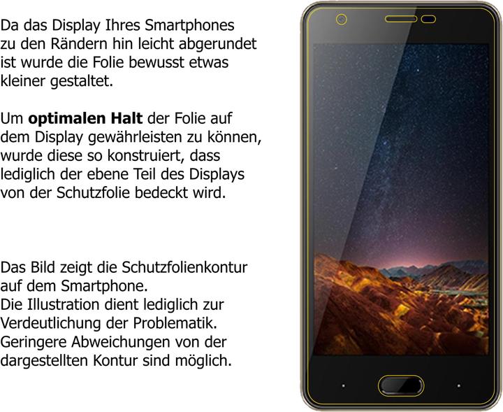 Actual product image Dipos Screen Protector Crystalclear (6 Piece, Doogee X20L)