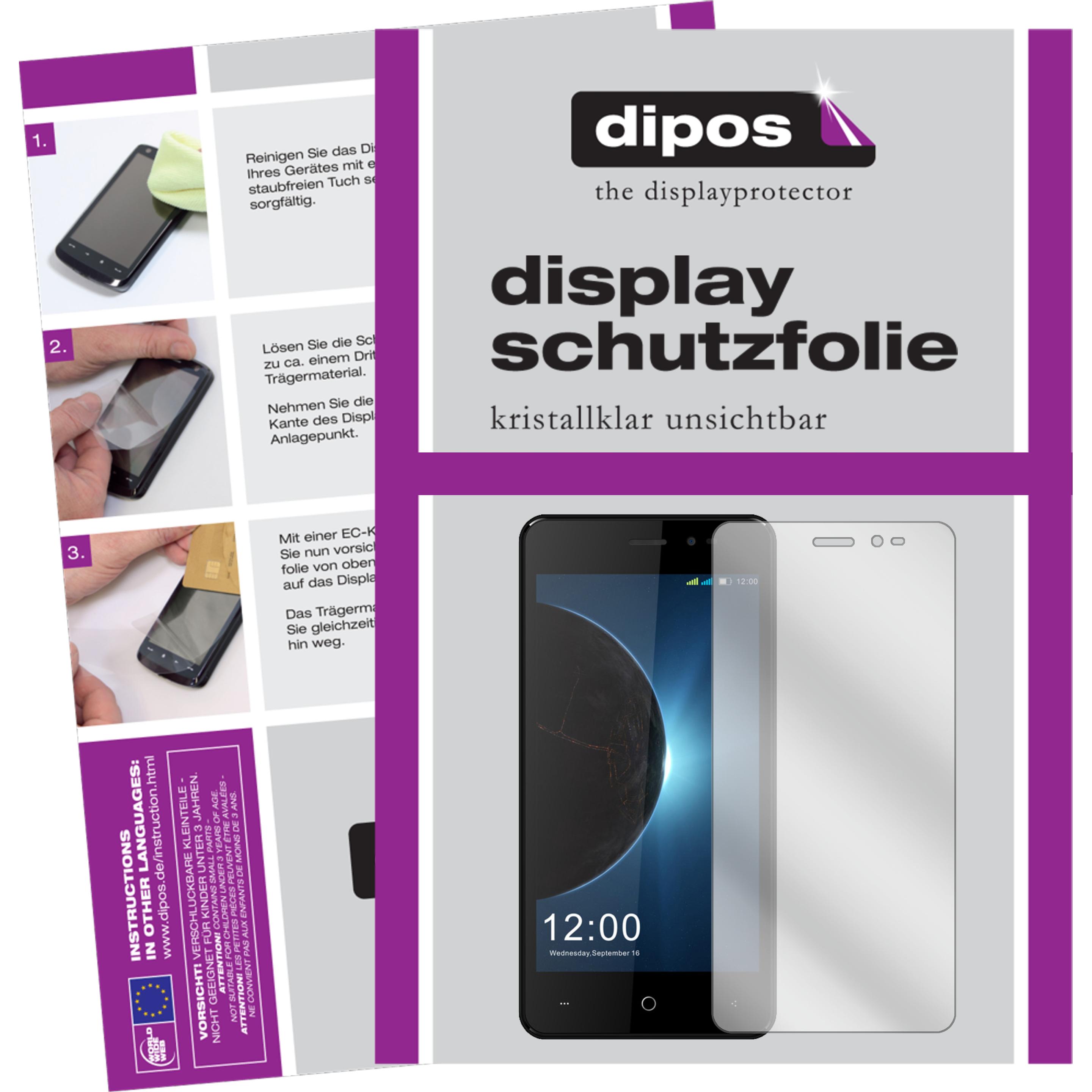 Dipos Displayschutzfolie Crystalclear (2 Stück, Leagoo Z6), Smartphone Schutzfolie, Transparent