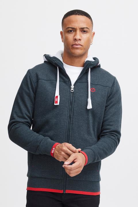 Image du produit Solid BenjaminZip Pile Veste En Sweat Avec Peau De Mouton Zippé Sweat-Shirt Pour Homme À CapucheDoub (XL)