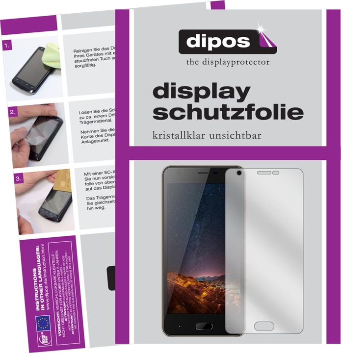 Actual product image Dipos Screen Protector Crystalclear (5 Piece, Doogee X20L)