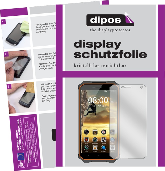 Produktbild Dipos Displayschutzfolie Crystalclear (1 Stück, Phonemax Rocky 2)