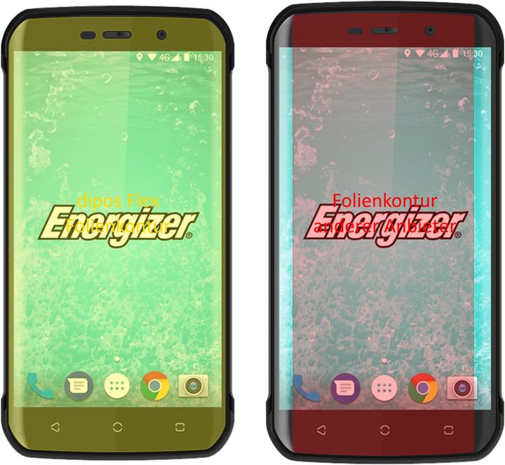 Produktbild Dipos Displayschutzfolie Full-Cover 3D (3 Stück, Energizer Hardcase H550S)