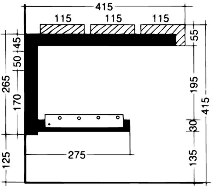 Actual product image Makk Bench consoles (41.50 cm)