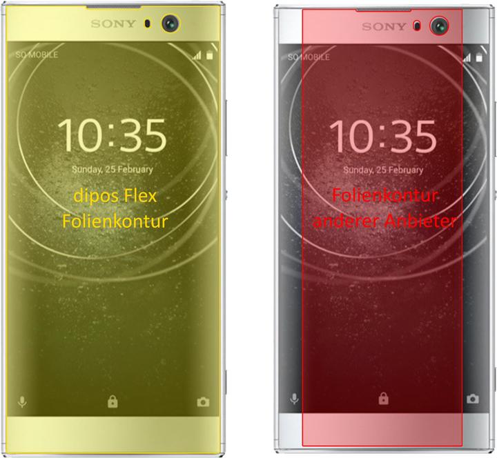Actual product image Dipos Screen Protector Full-Cover 3D (3 pcs., Sony Xperia XA2)