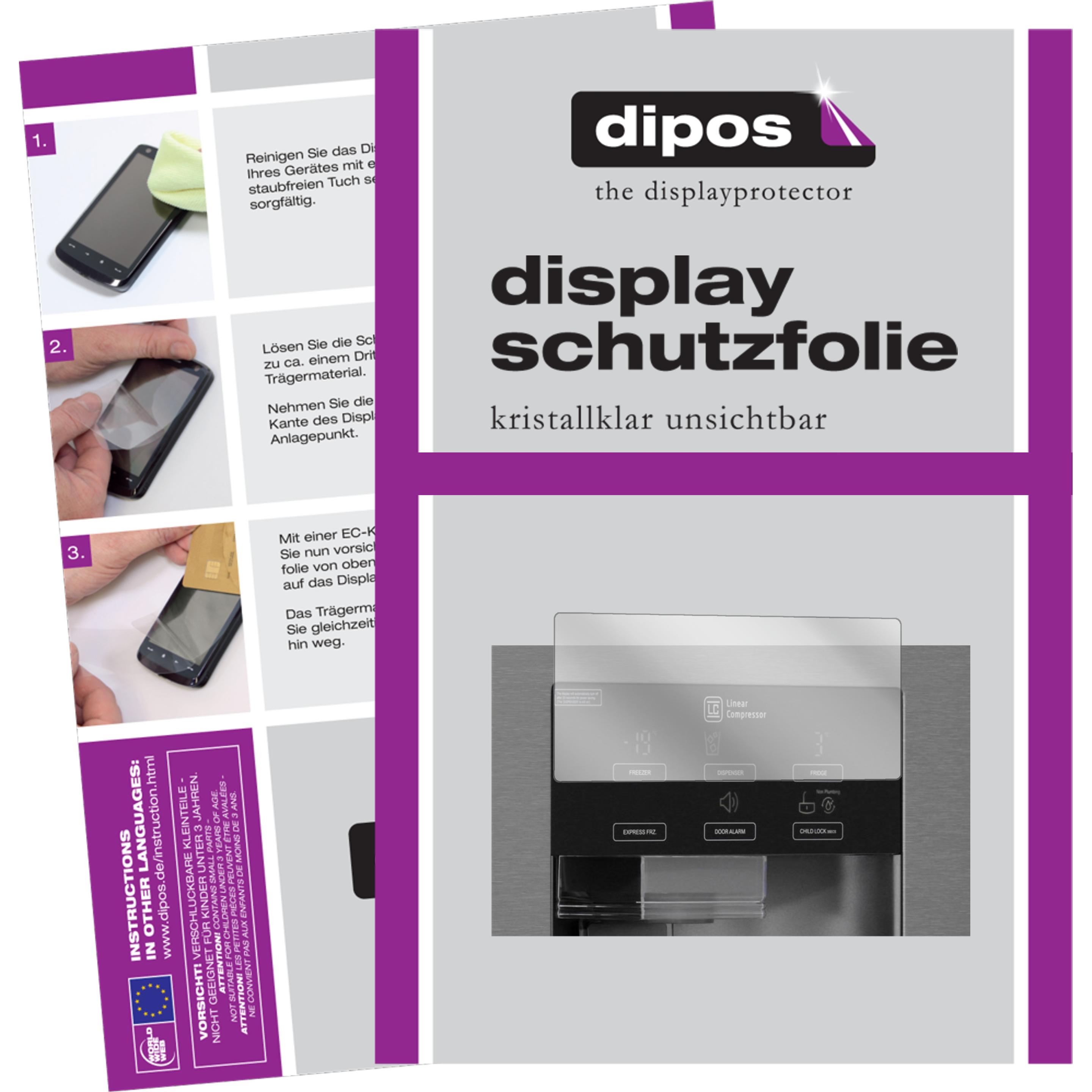 Dipos Displayschutzfolie Crystalclear (2 Stück, GSL 361 ICEZ), Tablet Schutzfolie