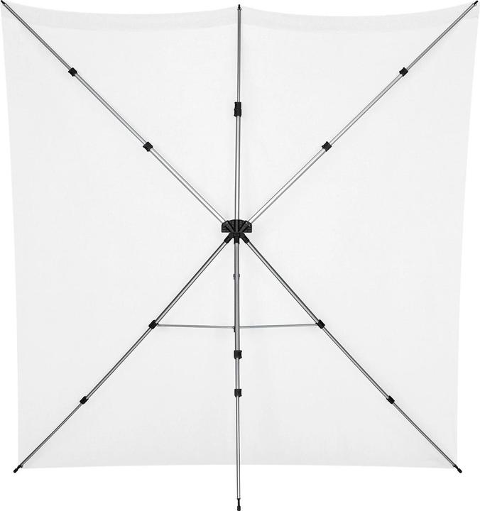 Actual product image Westcott X-Drop Pro - High-Key White (8' x 8') Wrinkle-Resistant Backdrop, 2.4x2.4m (243.80 cm, 243.80 cm)