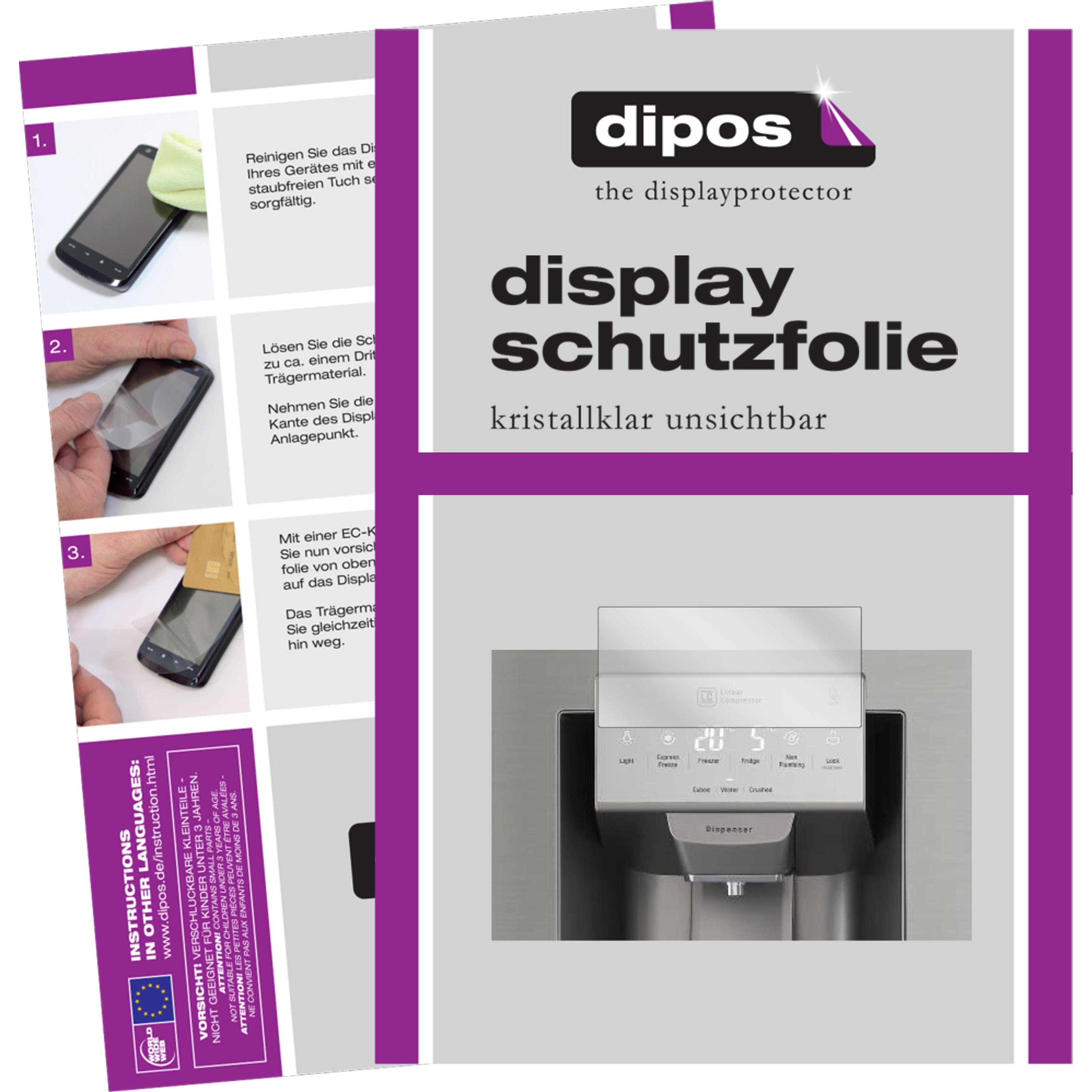 Dipos Displayschutzfolie Crystalclear (2 Stück, GSJ 961 NEBZ), Tablet Schutzfolie