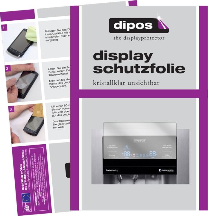 Produktbild Dipos Displayschutzfolie Crystalclear (2 Stück, RS53K4400SA/EG)