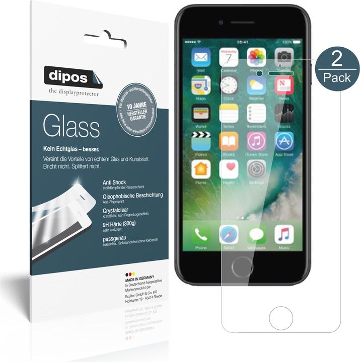 Produktbild Dipos Displayschutz Anti-Shock (2 Stück, Apple iPhone 7s Plus)