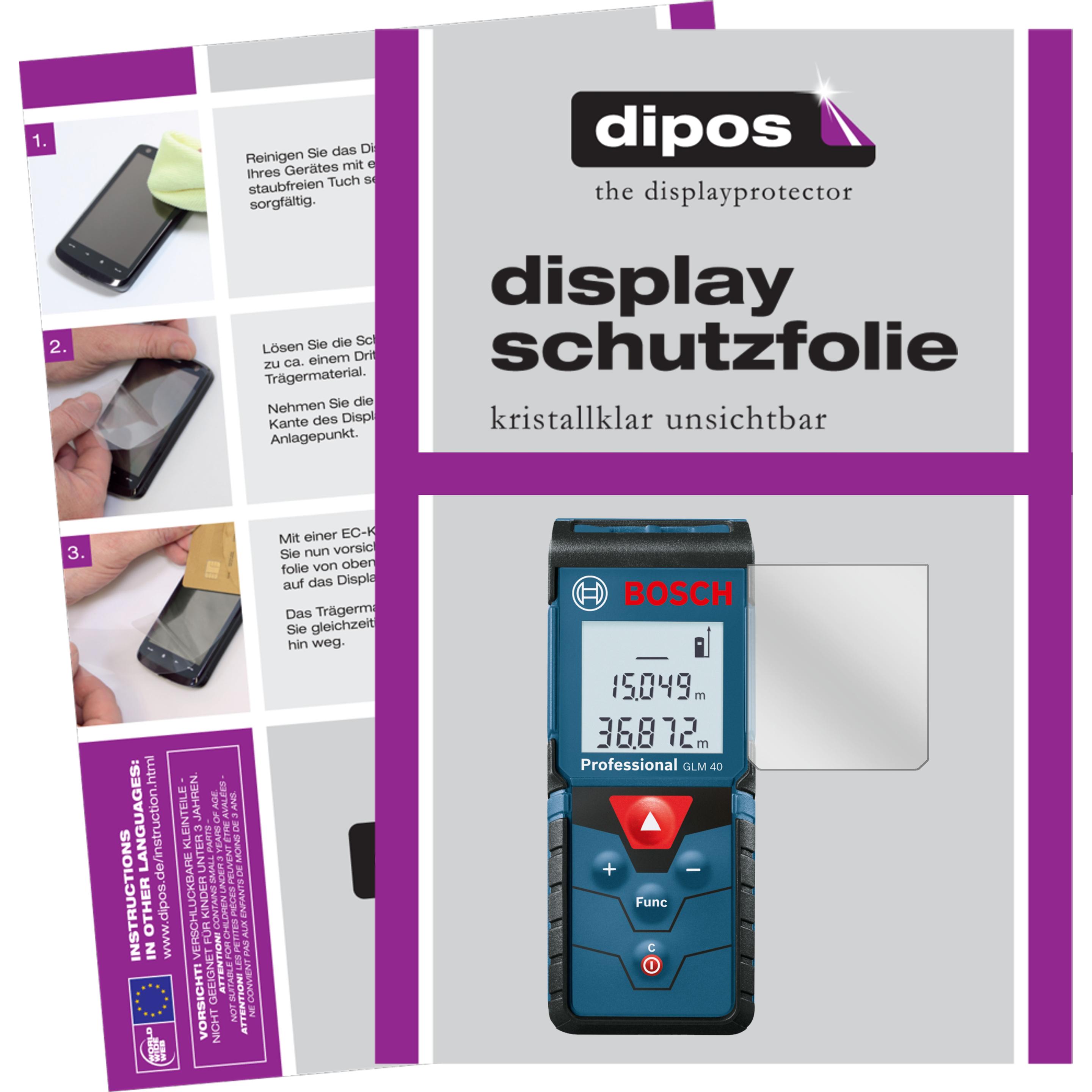 Dipos, Fahrzeug Navigation Zubehör, Displayschutzfolie Crystalclear