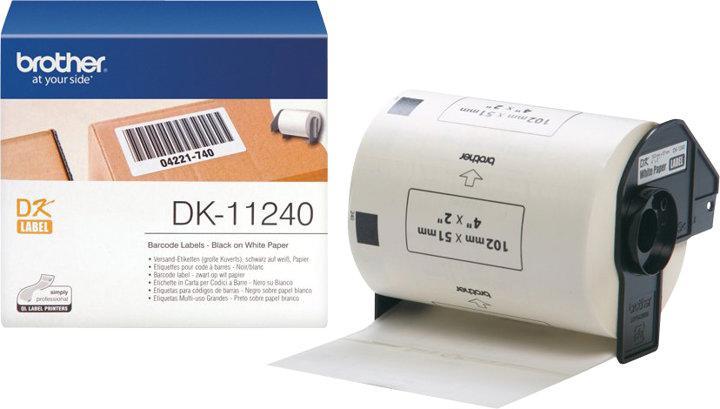 Produktbild Brother DK-11240 51 x 102 mm 600 Etikett(en) Versandetiketten