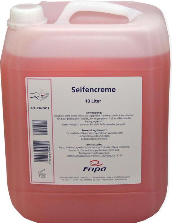 Actual product image Fripa Hand washing soap, ros', 10 litre canister (Liquid soap, 10000 ml)
