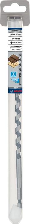 Produktbild Bosch Professional Zubehör PRO Wood Holzschlangenbohrer, 8 x 170 x 235 mm (6.35 mm)
