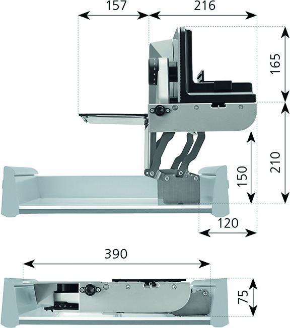 Productafbeelding Dr. Ritter Ingebouwde snijmachine AES 72 SR