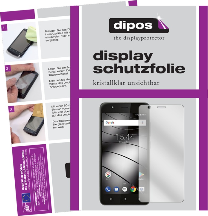 Actual product image Dipos Screen Protector Crystalclear (6 Piece, Gigaset GS270 Plus)