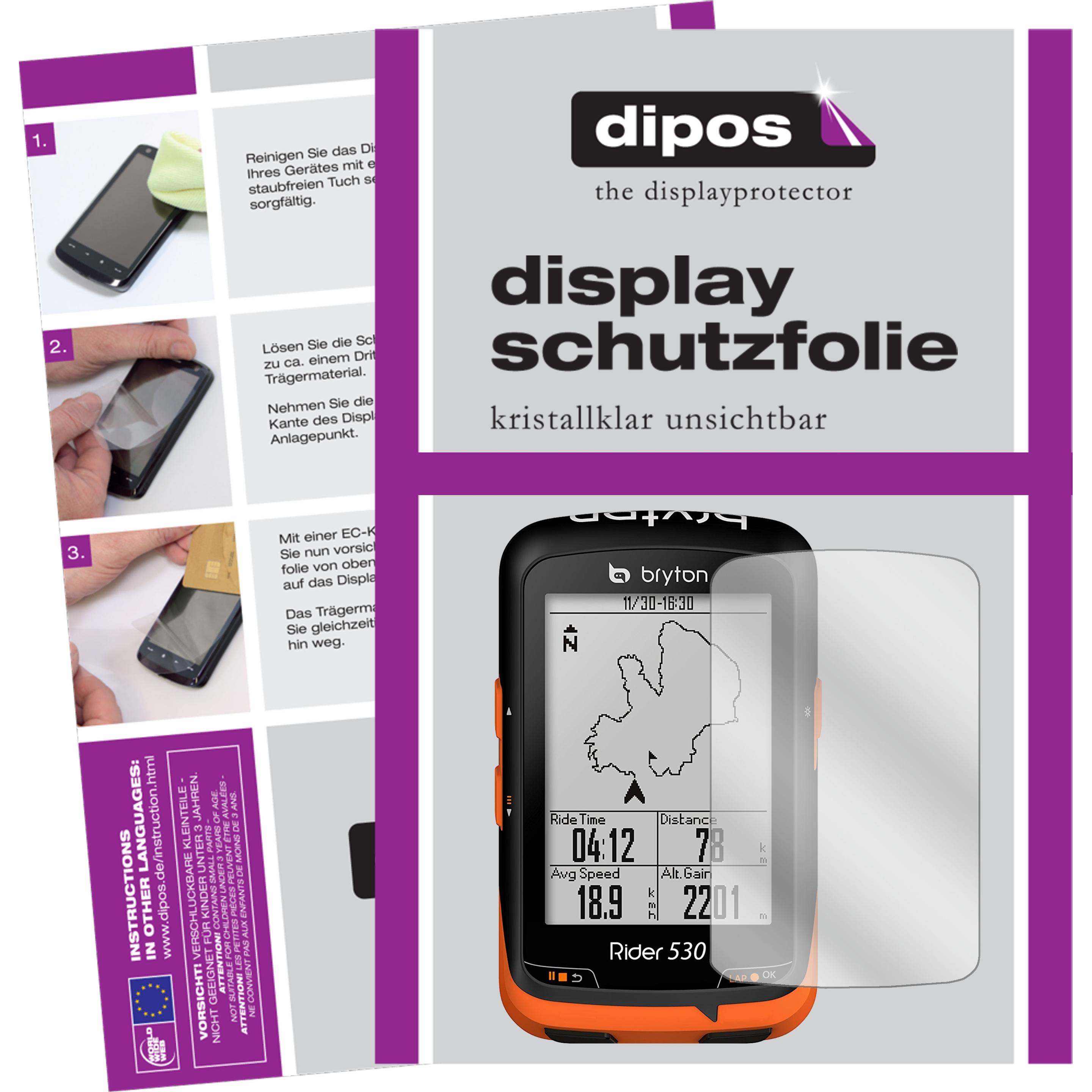 Dipos, Fahrzeug Navigation Zubehör, Displayschutzfolie Crystalclear