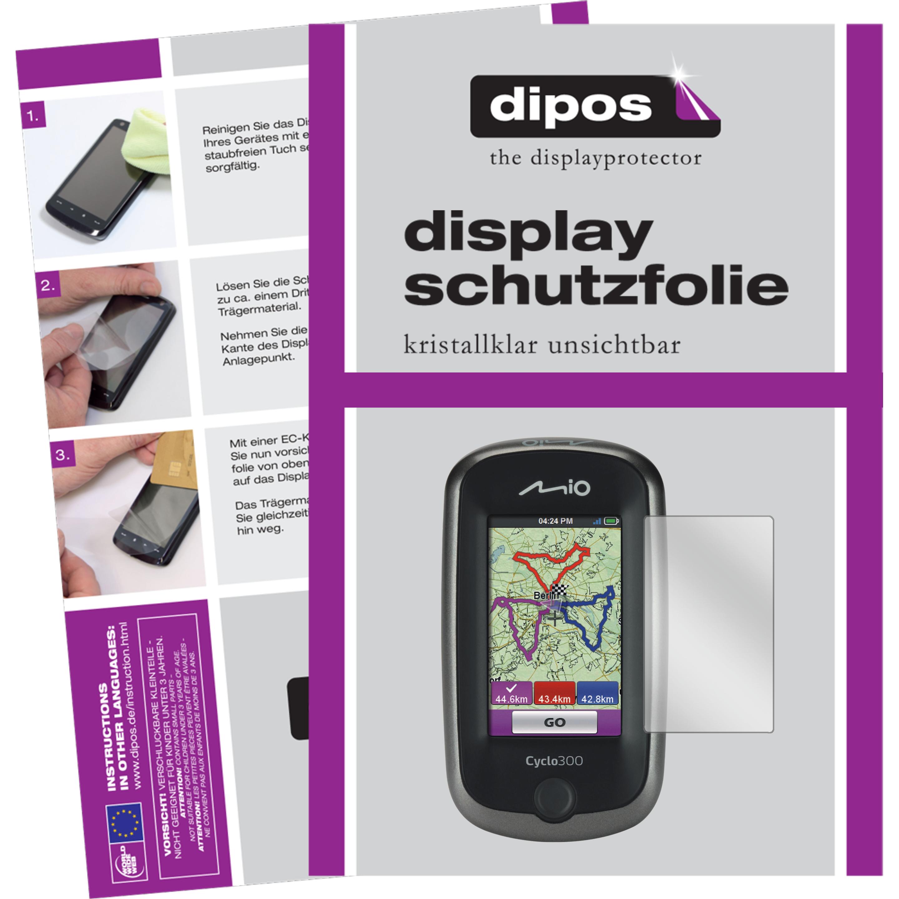 Dipos, Fahrzeug Navigation Zubehör, Displayschutzfolie Crystalclear