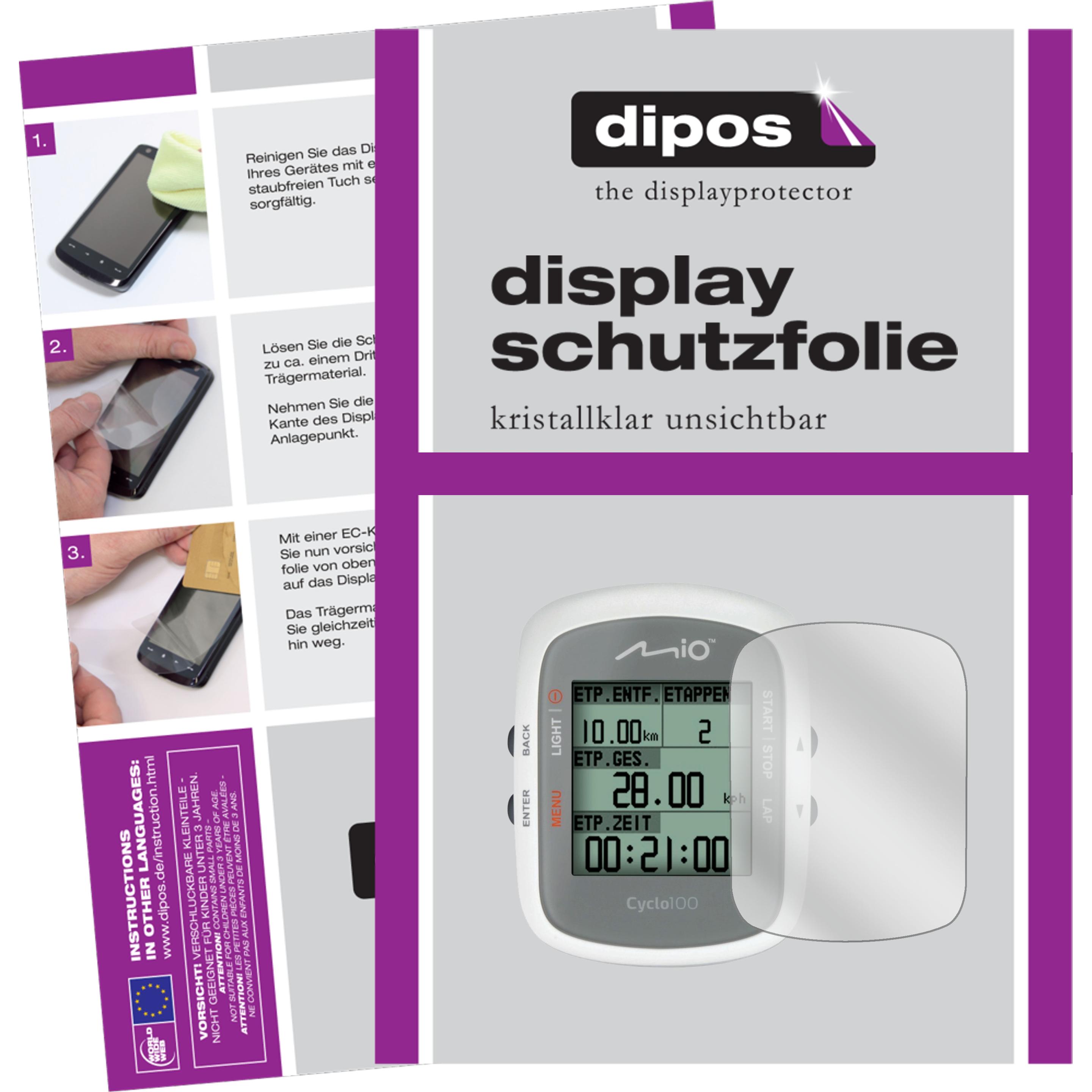 Dipos, Fahrzeug Navigation Zubehör, Displayschutzfolie Crystalclear