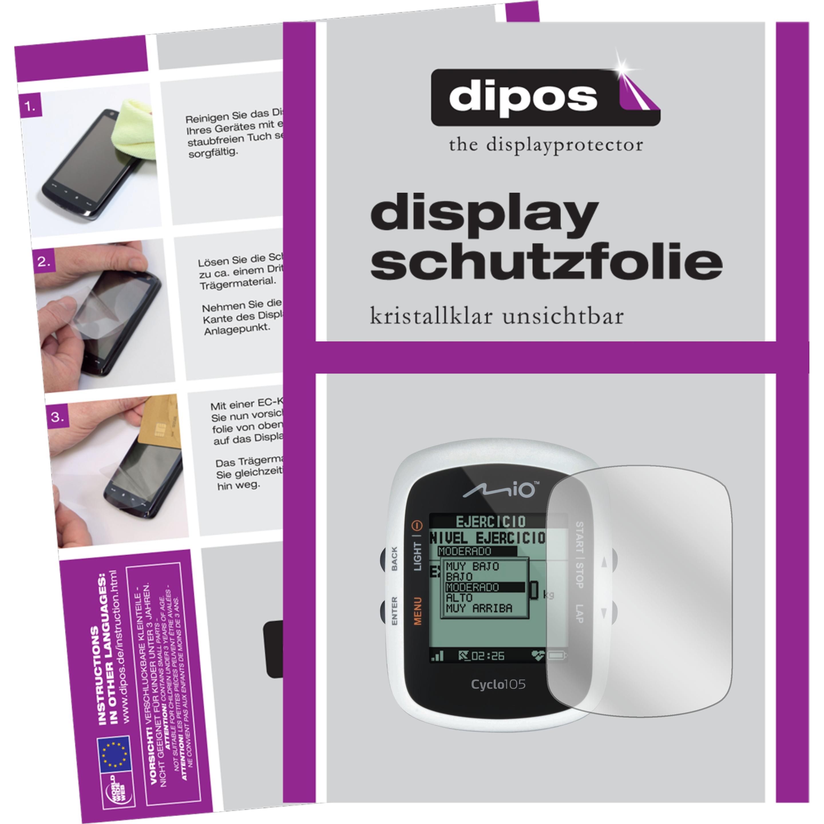 Dipos, Fahrzeug Navigation Zubehör, Displayschutzfolie Crystalclear