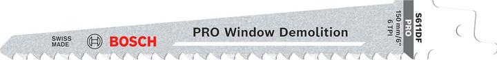 Immagine prodotto Bosch Professional Zubehör PRO Demolizione finestre S611DF foglio, 1,25 x 19 x 150 mm, 2 pezzi.